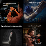 Smart Health Band – Screen-Free Fitness & Heart Rate Tracker